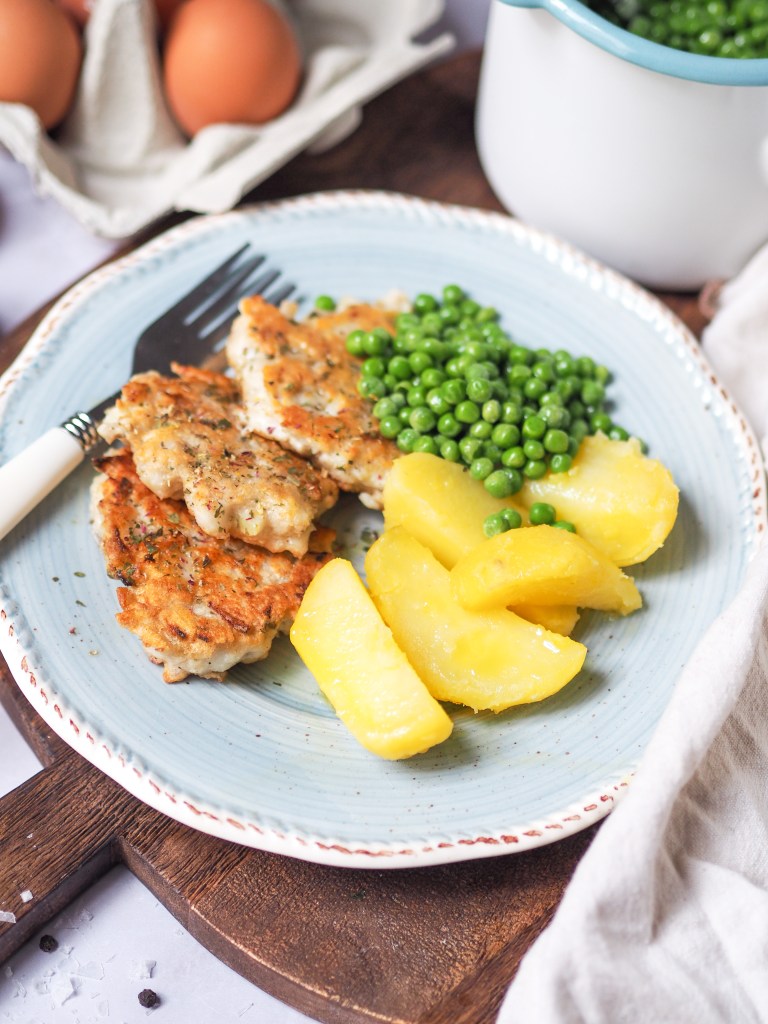 Fish Cakes mit Salzkartoffeln & Omega3Erbsen epifood